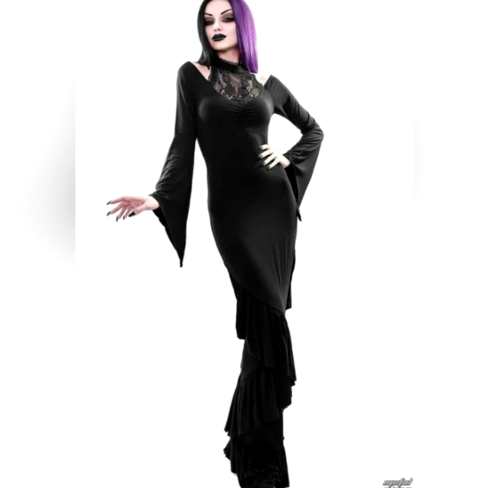 Forever fades fishtail dress killstar